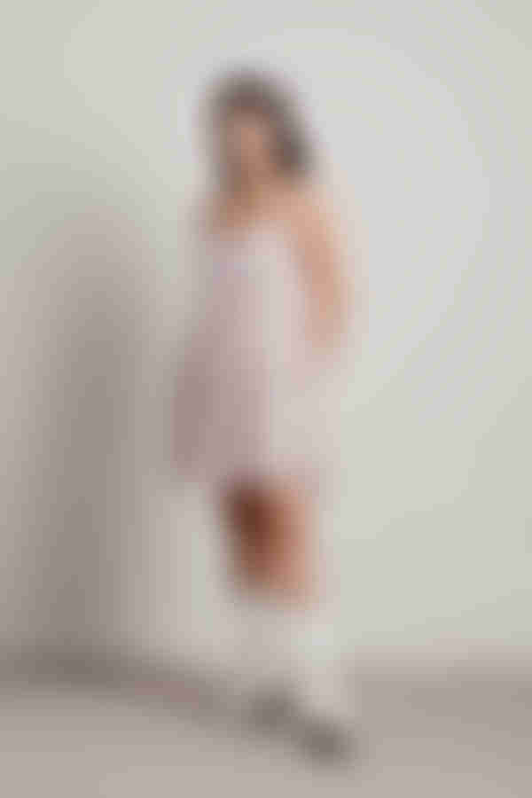 Pippa Floral Babydoll Mini Dress - Pink Dot