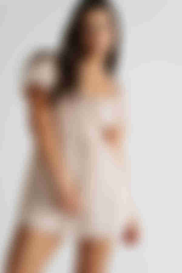 Get Along Gingham Romper - Pink