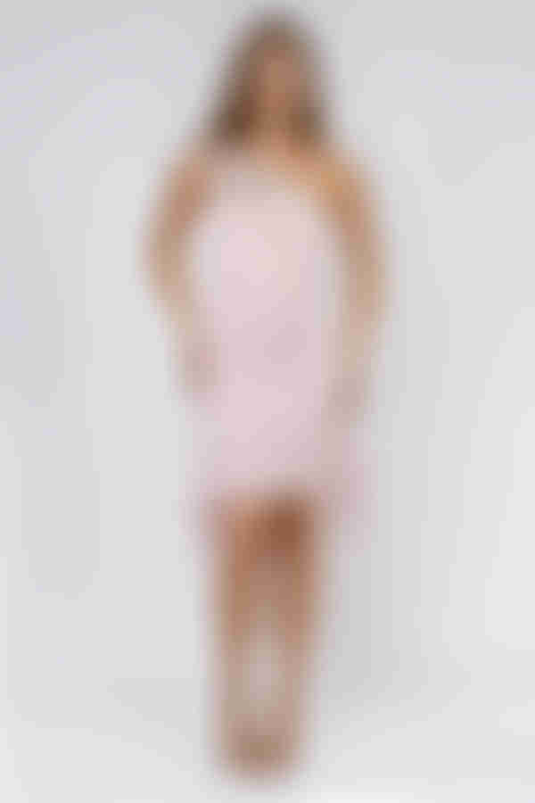 Strike Fierce One Shoulder Bodycon Mini Dress - Pink