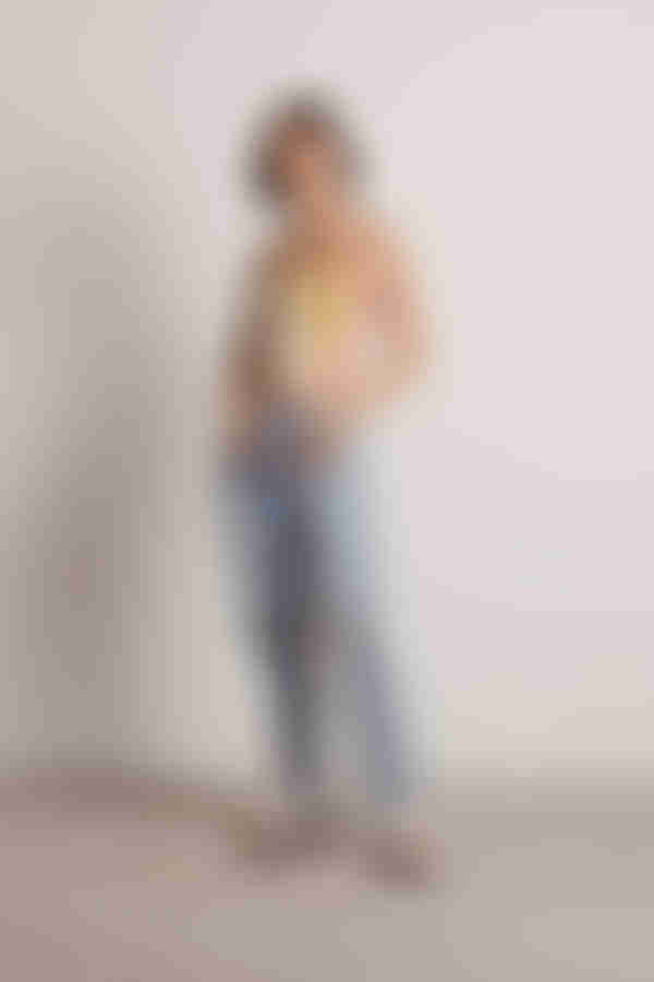 Look Over Here Crop Top - Rainbow