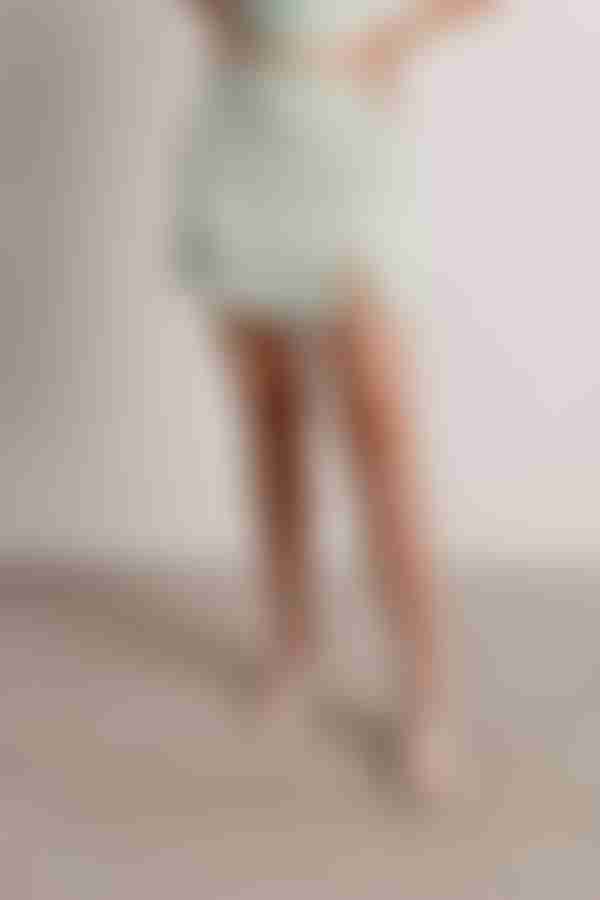 Is It Over Floral Mini Skirt - Sage