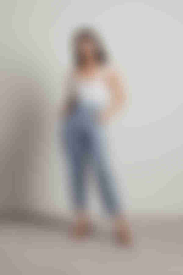 Chanelle Ruched Bodysuit - Textured White