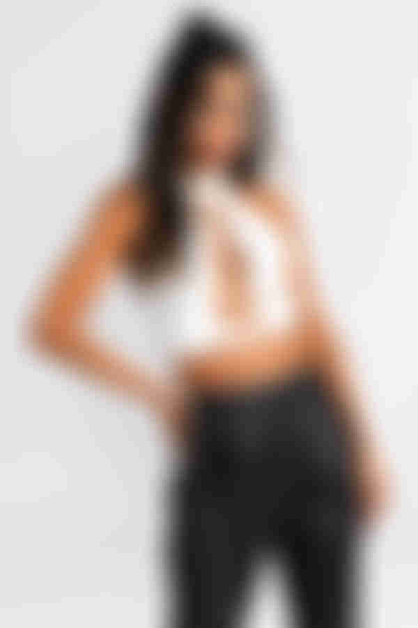 All Night Crop Top - White