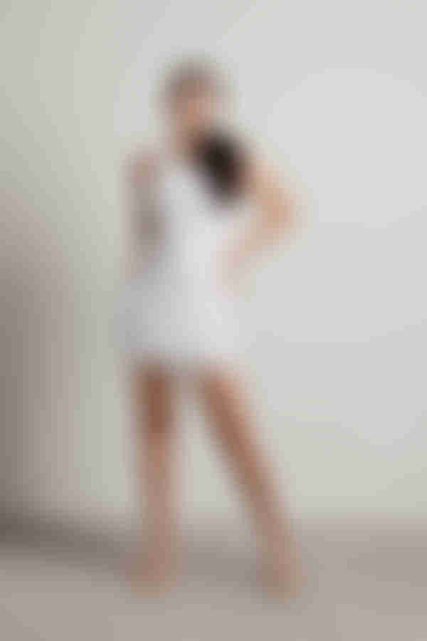 Brianna Open Back Bodycon Mini Dress - Black