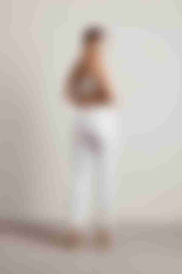 Castle Heights Straight Leg Jeans - White