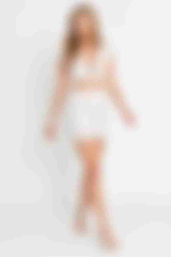 Harmony Lace Crop Top - Black