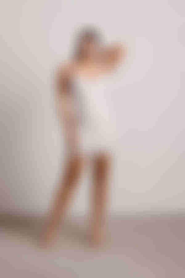 Secret Crush Lace Bustier Mini Dress - White