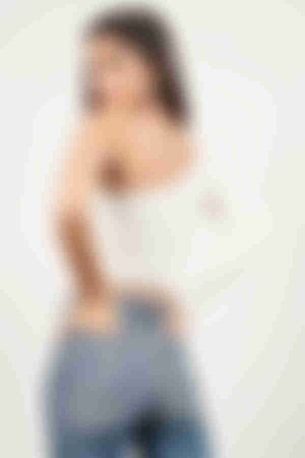 Side Effect Crop Top - White