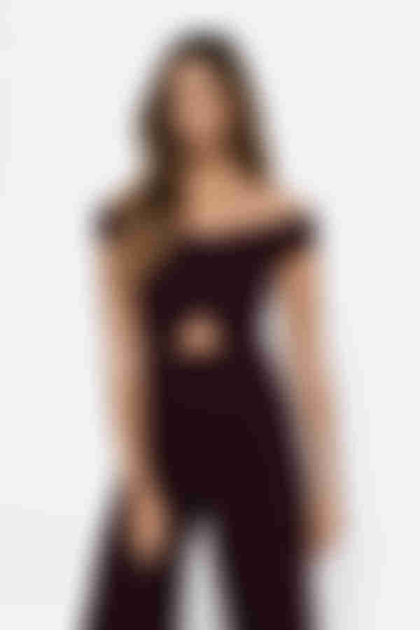 No Tears Left To Cry Open Back Jumpsuit - Wine