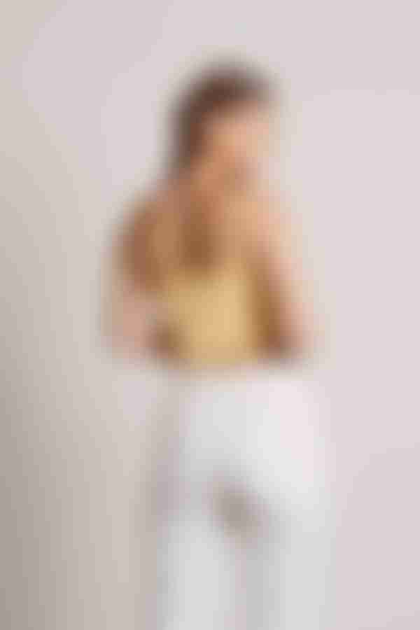 Candy Clouds Crop Top - Yellow