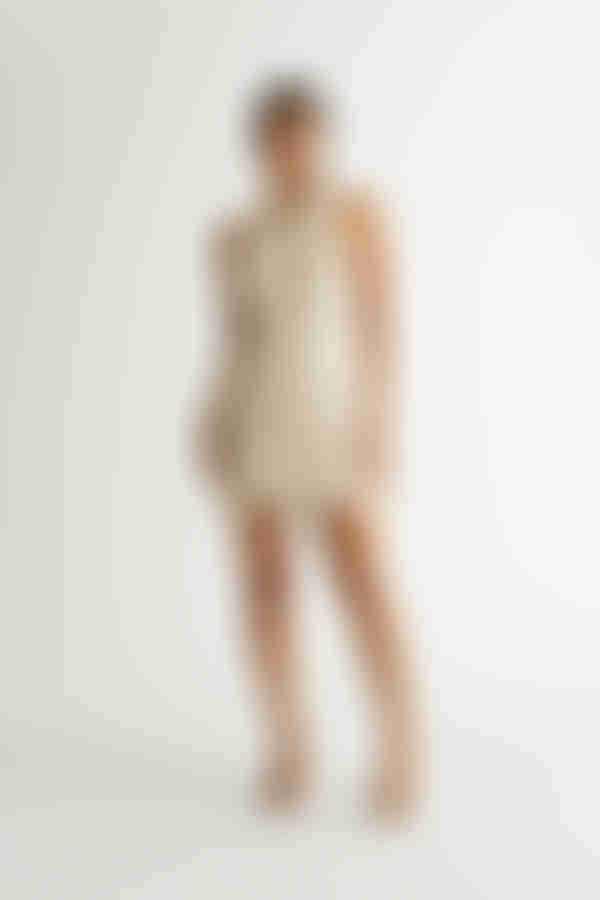 Dizzying Open Back Bodycon Mini Dress - Black