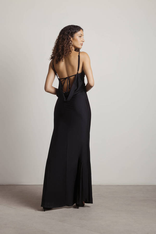 Ozmmyan Womens Black Prom Dresses Strapless Backless Tube Top Split Glitter  Maxi Dress Homecoming Dresses - Walmart.com