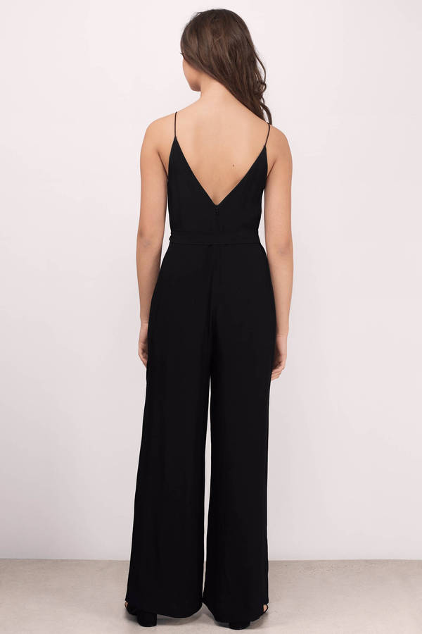 Black Cameo Jumpsuit - Night Out Jumpsuit - Black Formal Jumpsuit