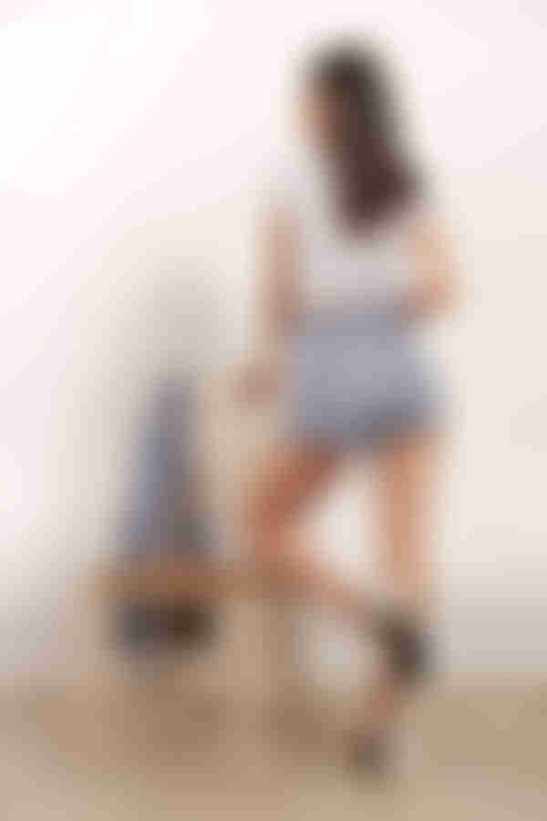 Run The Meeting Paperbag Shorts - Blue