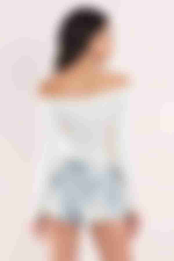 Cosette Off The Shoulder Bodysuit - Ivory