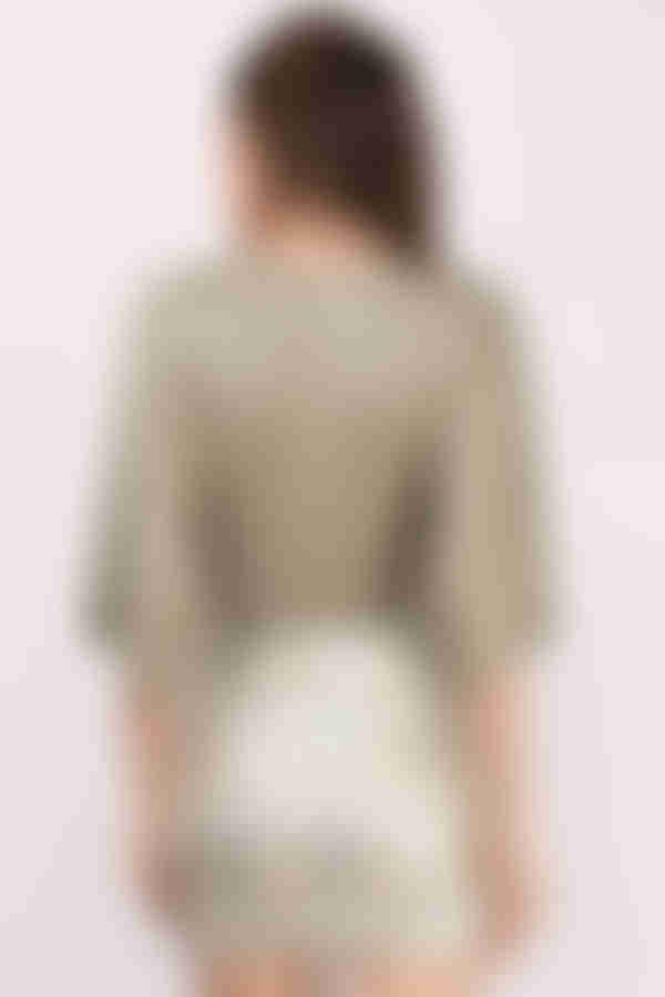 Kari Ivory Sequin Skirt