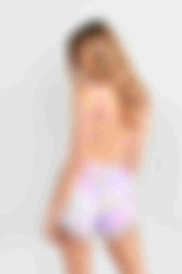 Dreaming Of You Tie Dye Shorts - Lavender Tie Dye