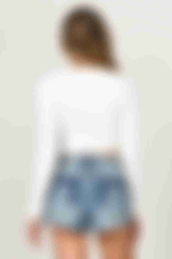 Hermosa Beach High Rise Shorts - Medium Wash