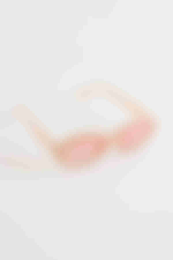 Spin Me Round Frame Sunglasses - Nude