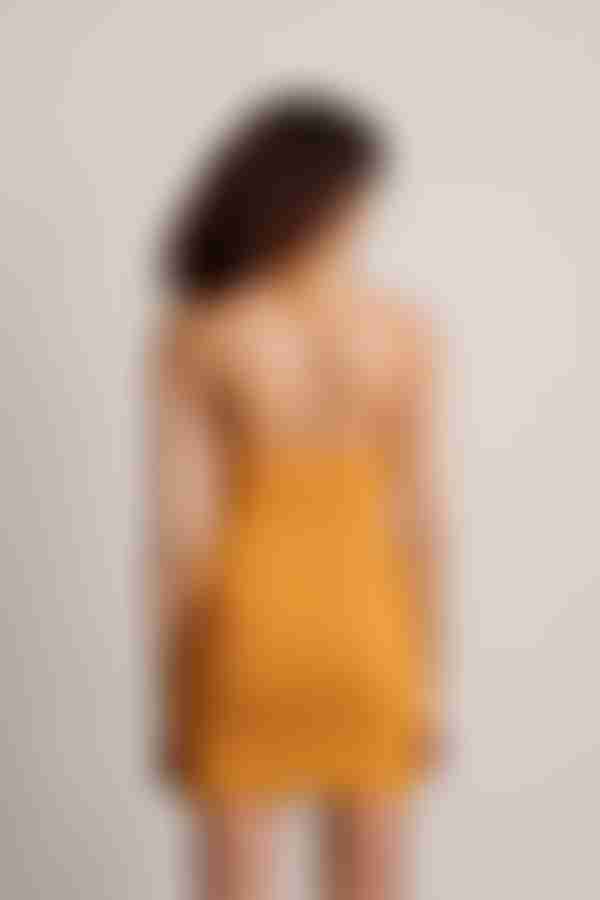 Aylah Halter Ribbed Knit Bodycon Mini Dress - Blue