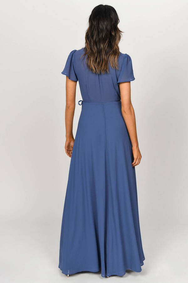 Slate Blue Bridesmaid Dresses | Tobi