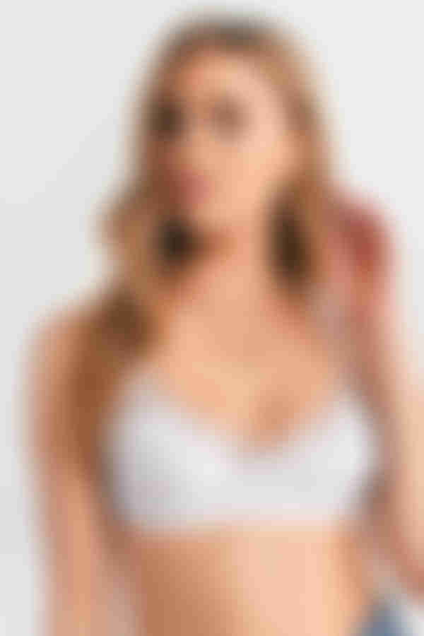 Harlowe Lace Bralette - White