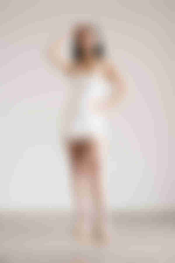 Liesel White Ruched Bodycon Mini Dress