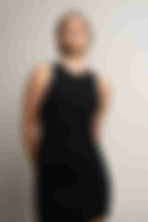 Dizzying Open Back Bodycon Mini Dress - Black