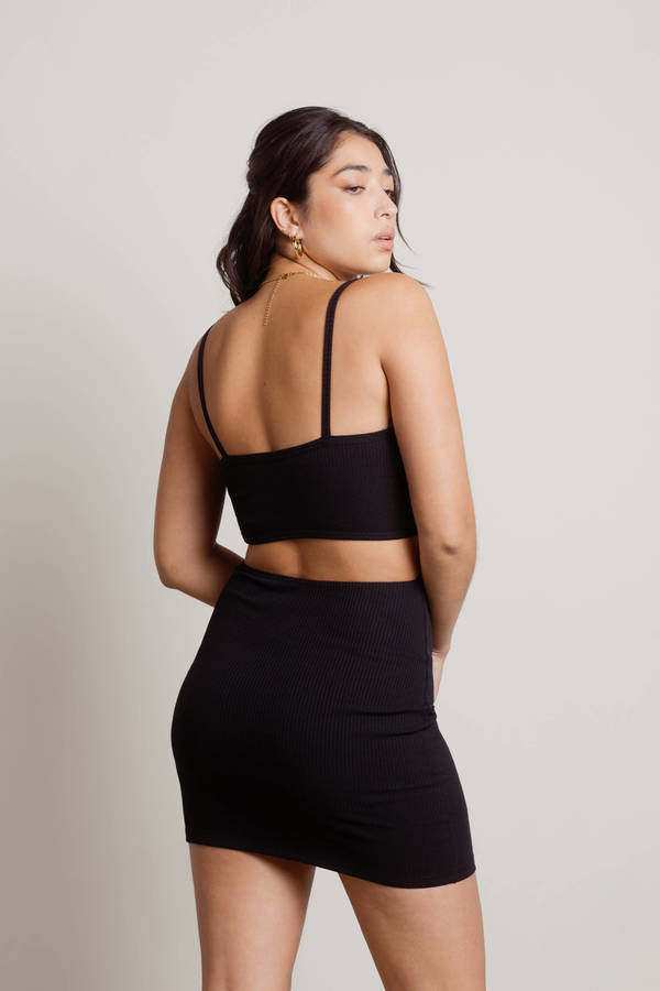 Cutout On The Town Black Cutout Bodycon Dress