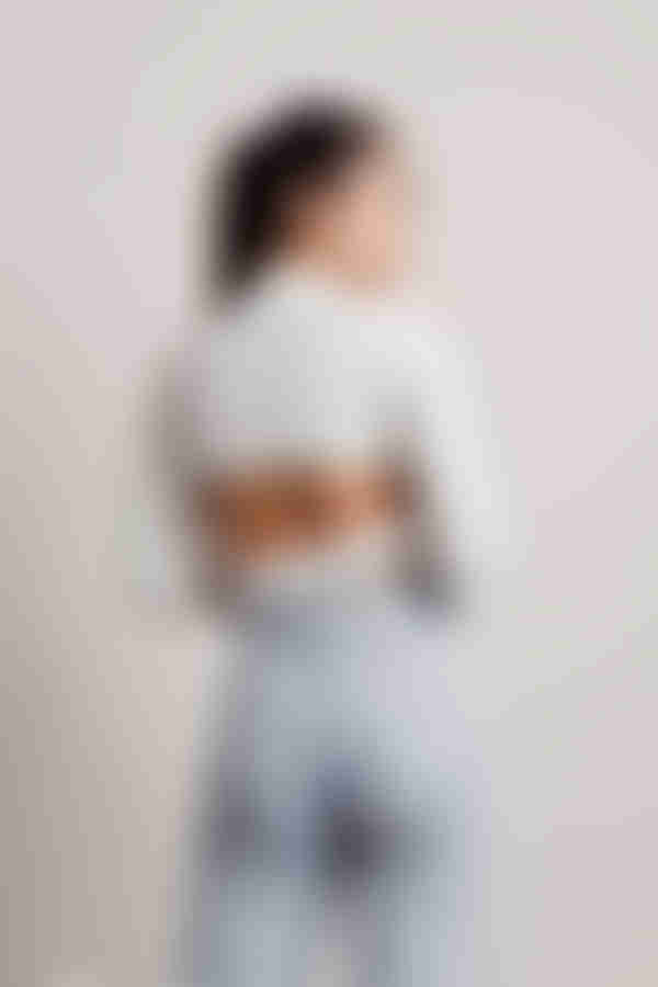 New Life Crop Top - Cream-Red-Orange