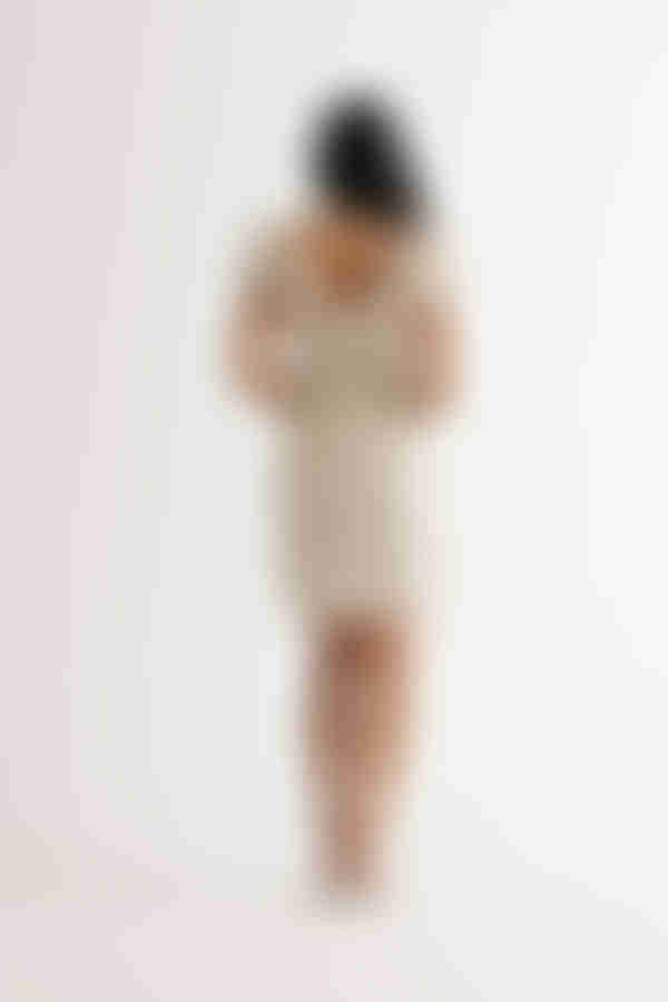 Think It Thru Floral Skater Mini Dress - Ivory Multi