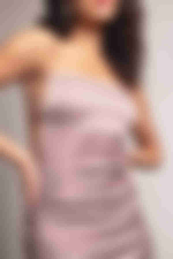 So Into You Backless Satin Mini Dress - Mocha