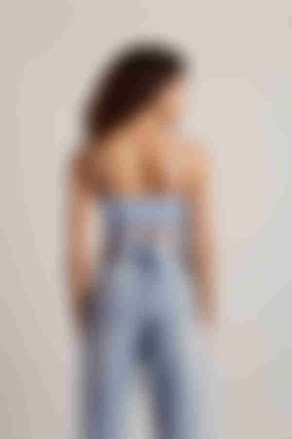 Ease In Crop Top - Sky Blue