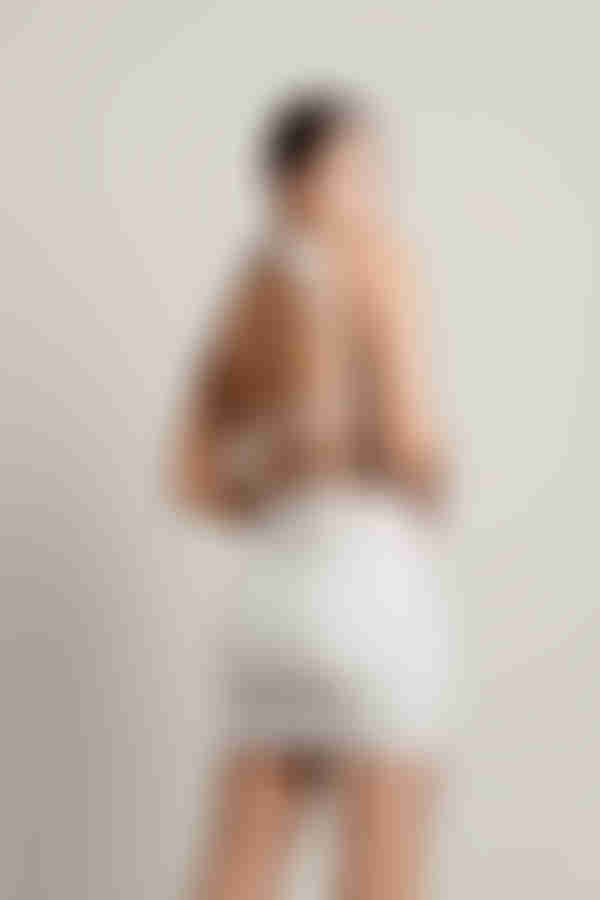 Brianna Open Back Bodycon Mini Dress - Black