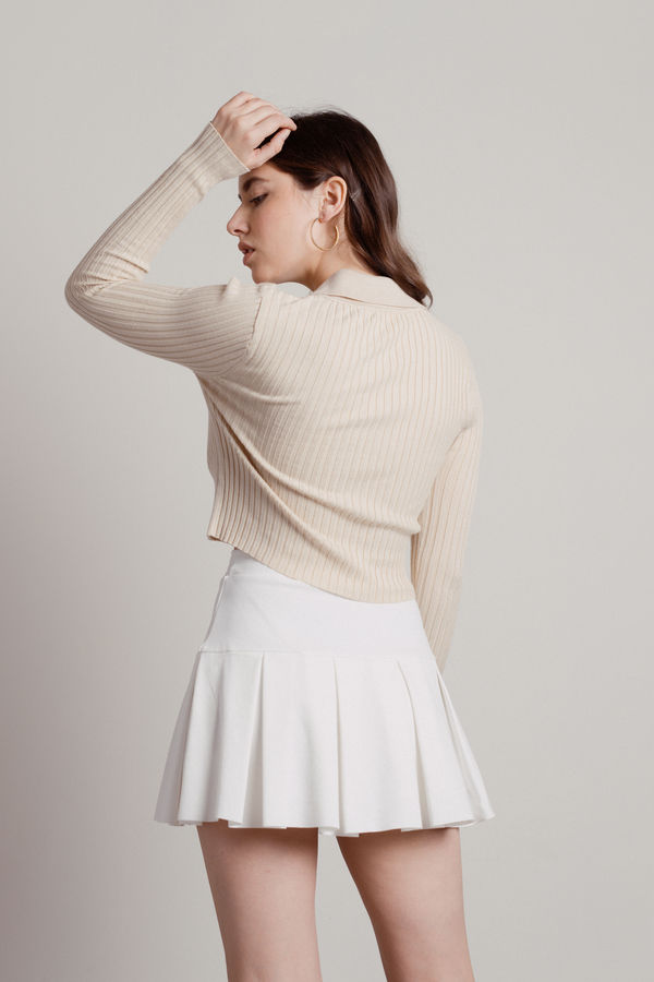 Stylish Contender NanaMacs Original Pleated Tennis Skirt White
