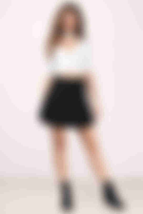 Ultimate Distraction Crop Top - White