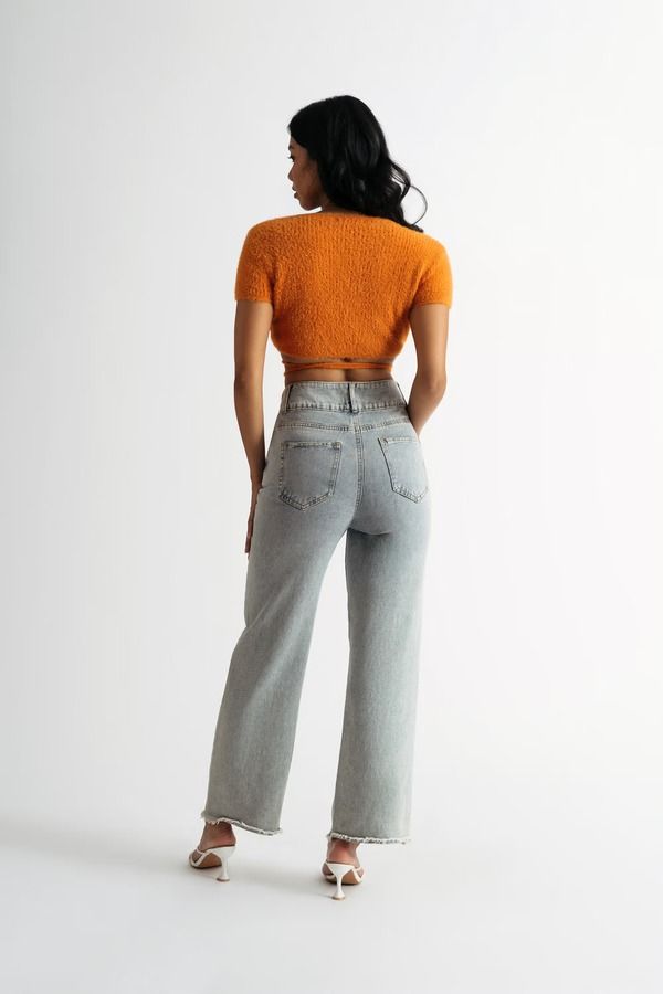 Center Stage Crop Top - Orange