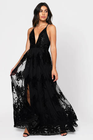 Black Silk Maxi Dress With Long Sleeves and Side Slit, Black Silk Dress for  Special Occasions, Occasion Silk Long Dress 