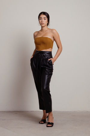Sylis Lace Up Pants - Black - $44 | Tobi US Sylis Lace Up Pants - Black - $44 | Tobi US