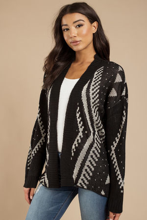 Cheap Black Cardigan - Knitted Cardigan - Black Cardigan