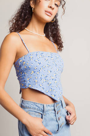 Cream Satin Backless Strappy Crop Top