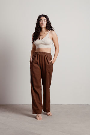 Wool Twill Trompe L'Oeil Paperbag Pants - Ready to Wear