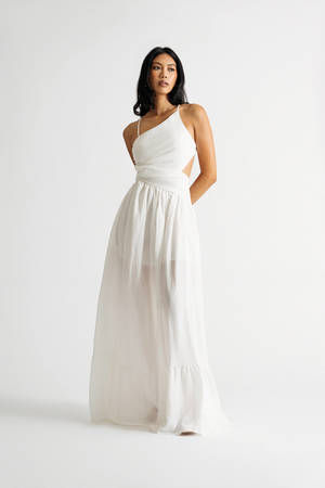 White bodyc fashion s dress maxi