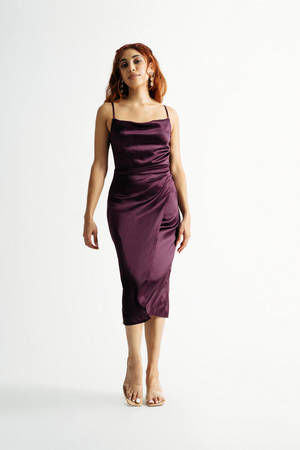 Satin Cross-Back Slip Dress  Sensual dress, Slip dress, Dress