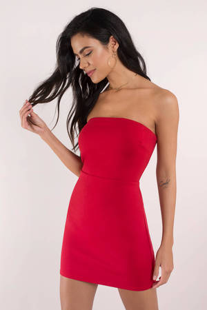 Tobi shop strapless dress