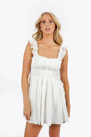 Scandalous Babe Mini Dress - White