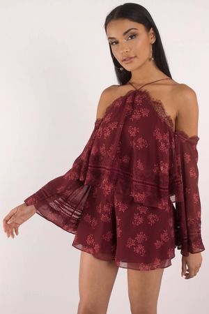 Wine playsuit 2024