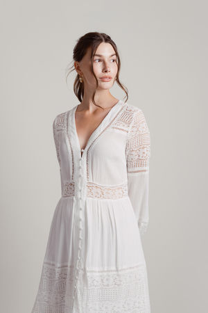 White midi dress discount canada