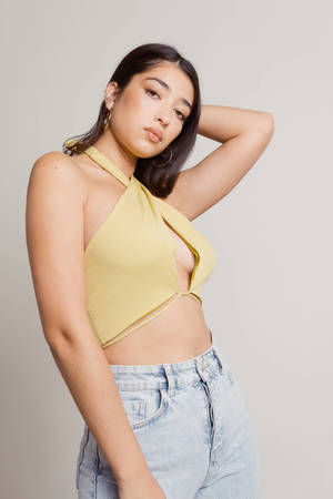 Yellow Outfits for Womem - Crop Tops, Cardigans, Skirts, Sets