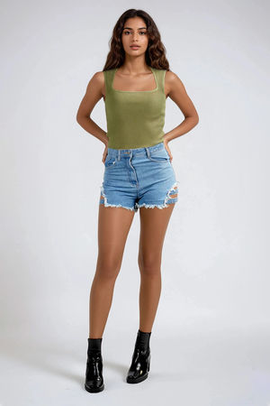 パンツ pretty knit shorts (off white) moose's pretty knit shorts (off white) moose's